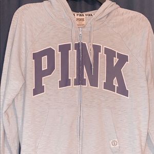 PINK zip up hoodie